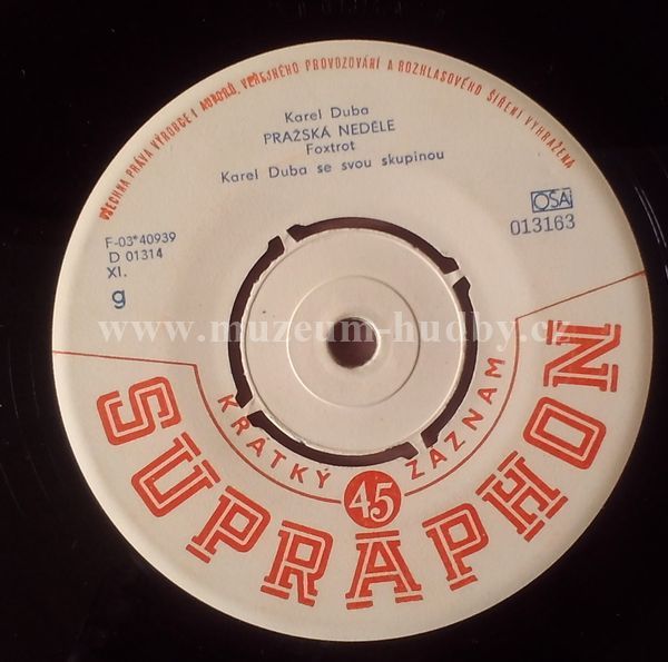 Karel Duba Se Svou Skupinou / Judita Čeřovská