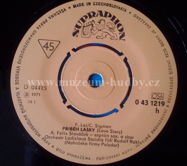 Orchestr Ladislava Štaidla*, A. Felix Slováček