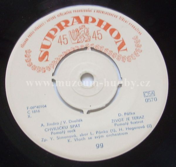 Yetta Simonová / H. Hegerová / Gott