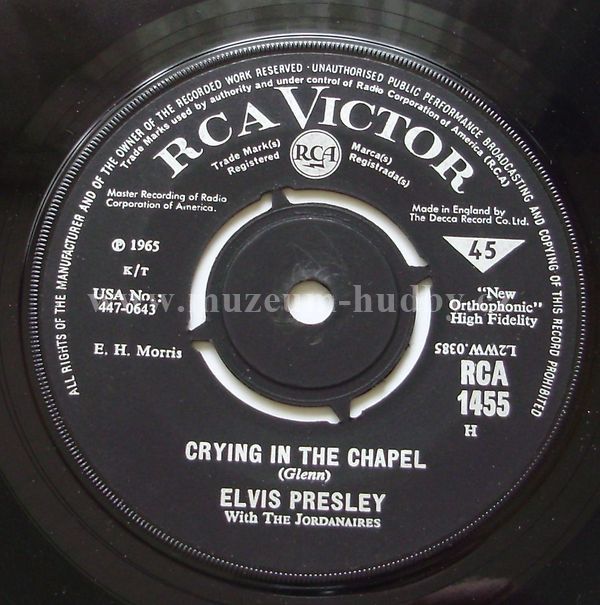 Elvis Presley With The Jordanaires