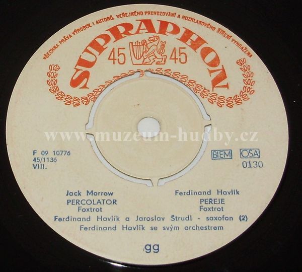 Ferdinand Havlík Se Svým Orchestrem