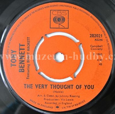 Tony Bennett Featuring Bobby Hackett