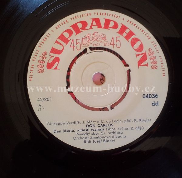 Giuseppe Verdi, Orchestr Smetanova Divadla V Praze