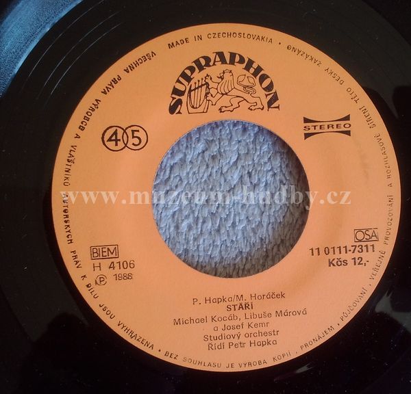 Michael Kocáb, Libuše Márová a Josef Kemr