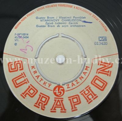 Lubomír Černík, Gustav Brom, Gustav Brom Se Svým Orchestrem