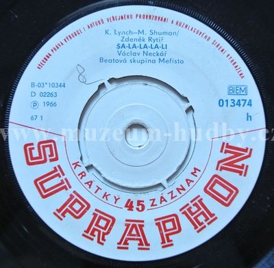 Václav Neckář, Beatová Skupina Mefisto