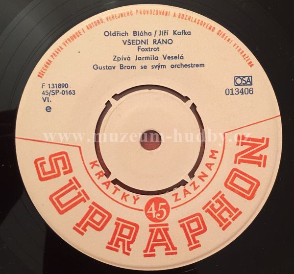 Jarmila Veselá / Gustav Brom