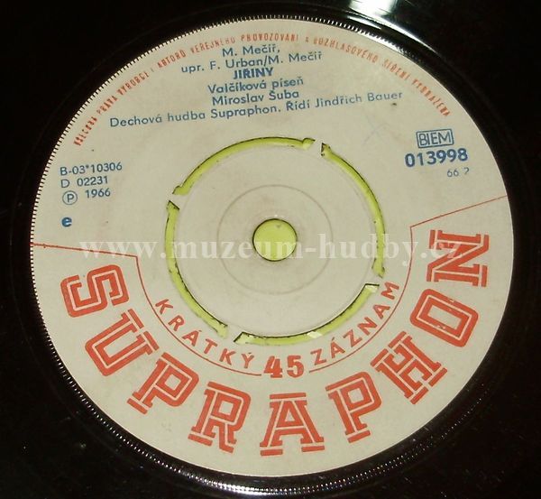 Erika Bauerová, Zorka Kohoutová, Miroslav Šuba