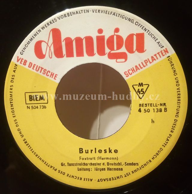 Günter Geißler / Gr. Tanzstreichorchester des Deutschland-Senders