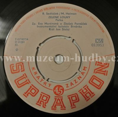 Eva Martinová A Zbyšek Pantůček / Instrumentální Kolektiv Brněnka