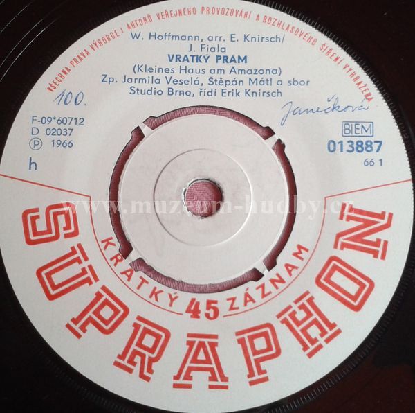 Jarmila Veselá, Štěpán Mátl / Rudolf Cortés