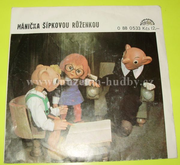 Mánička šípkovou růženkou