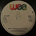 Modern Romance-Best Years Of Our Lives / We've Got Them Running (The Counting Song)