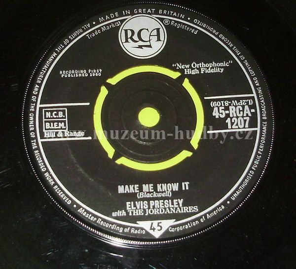 Elvis Presley With The Jordanaires