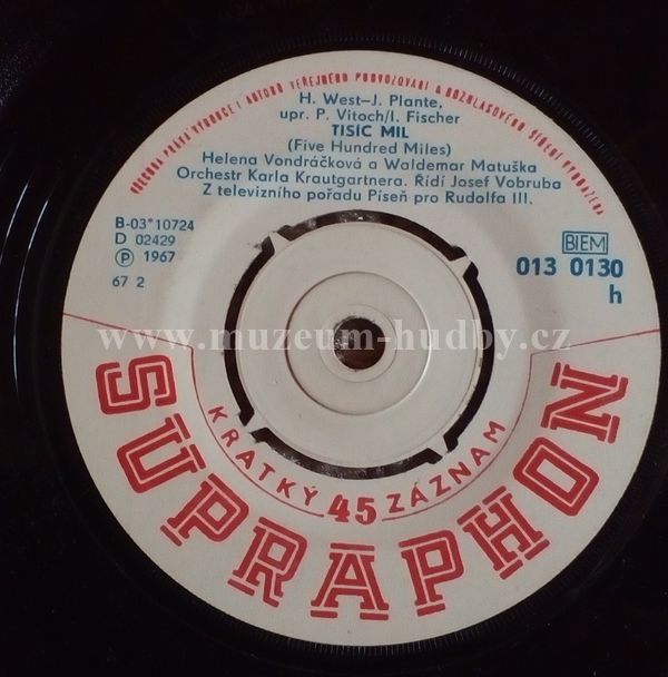 Helena Vondráčková A Waldemar Matuška / Marta Kubišová