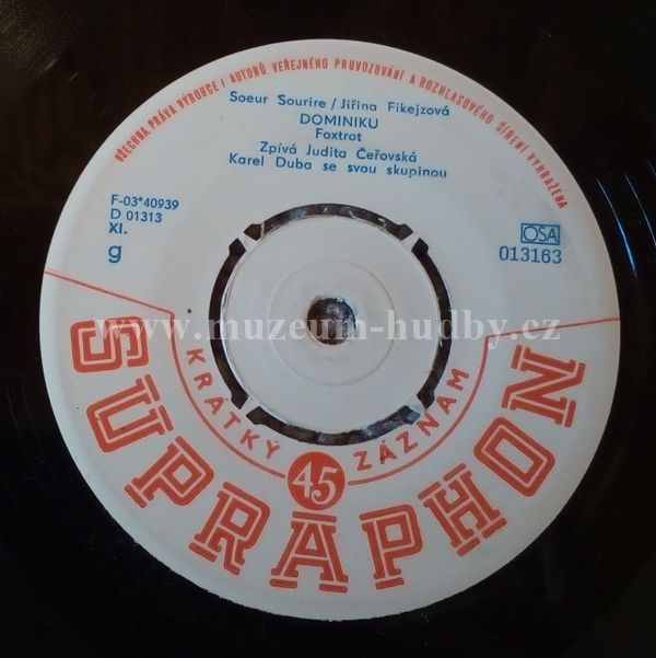 Karel Duba Se Svou Skupinou / Judita Čeřovská