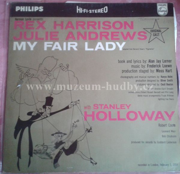 Rex Harrison And Julie Andrews With Stanley Holloway, Robert Coote, Betty Woolfe, Leonard Weir