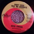 Buck Owens And His Buckaroos-Don't Ever Tell Me Goodbye / Sam´s Place