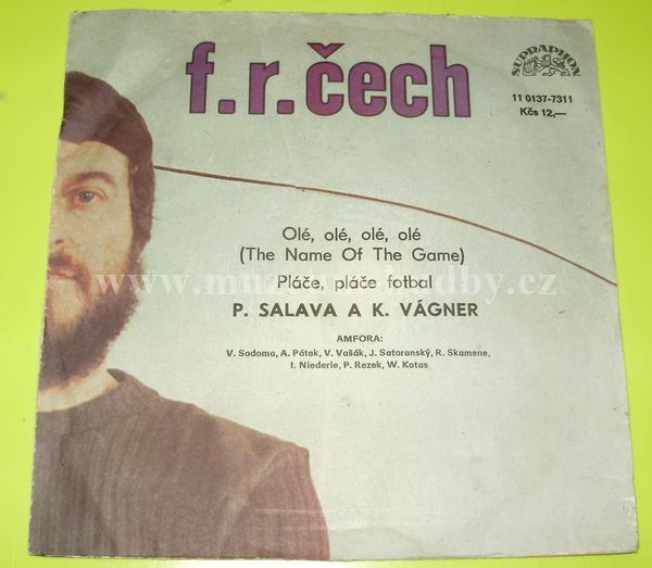 F. R. Čech, P. Salava a K. Vágner