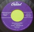 Hank Thompson And His Brazos Valley Boys-Quicksand / A Girl In The Night