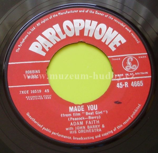 Adam Faith With John Barry & His Orchestra