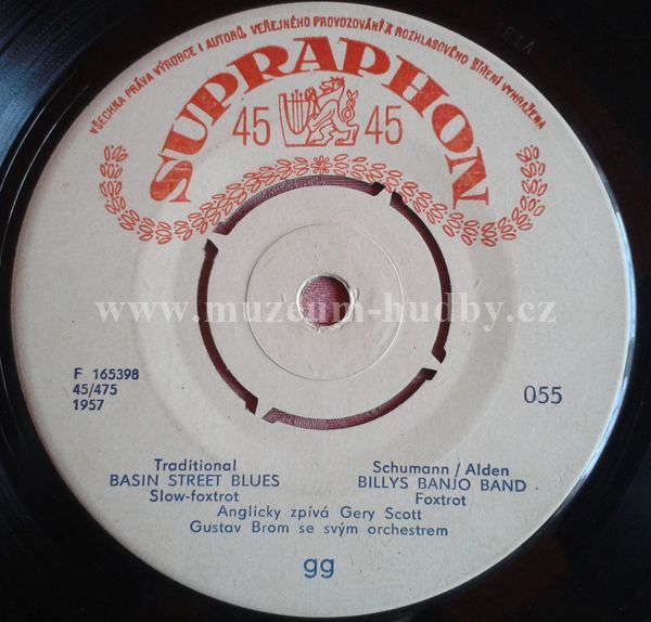 Gery Scott, Gustav Brom Se Svým Orchestrem