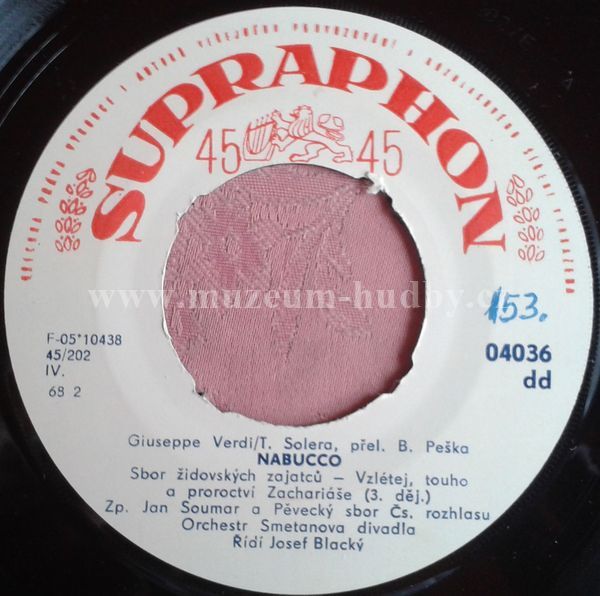 Giuseppe Verdi, Orchestr Smetanova Divadla V Praze