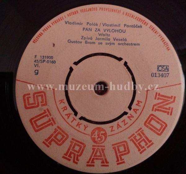 Jarmila Veselá, Gustav Brom Se Svým Orchestrem