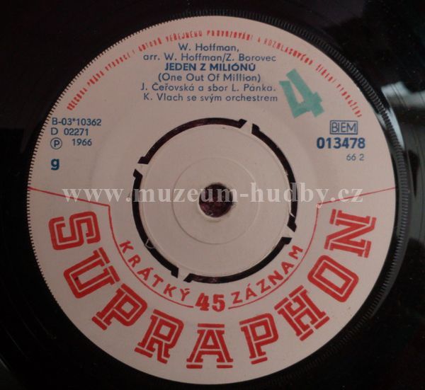 Karel Vlach Se Svým Orchestrem / J. Čeřovská