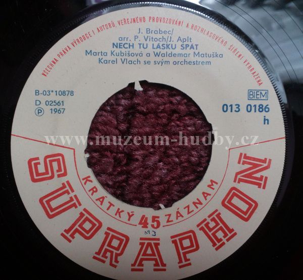 Marta Kubišová a Waldemar Matuška / Norbert Fiebig