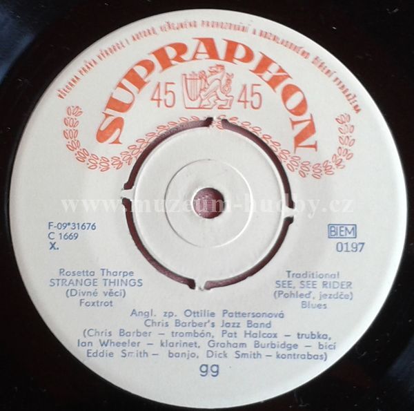 Ottilie Pattersonová, Chris Barber's Jazz Band