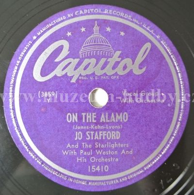 Jo Stafford And The Starlighters With Paul Weston And His Orchestra