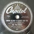 The Pied Pipers With Paul Weston And His Orchestra-Mary Lou / Rhode Island Is Famous For You
