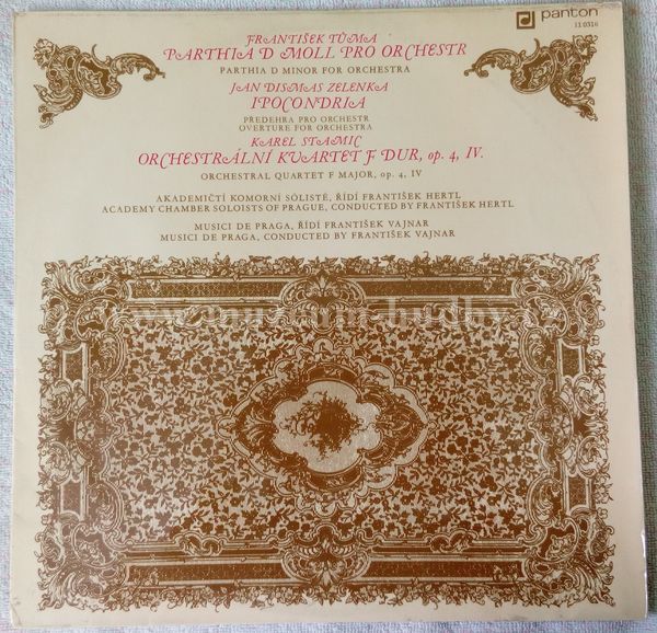 František Tůma, Jan Dismas Zelenka, Karel Stamic