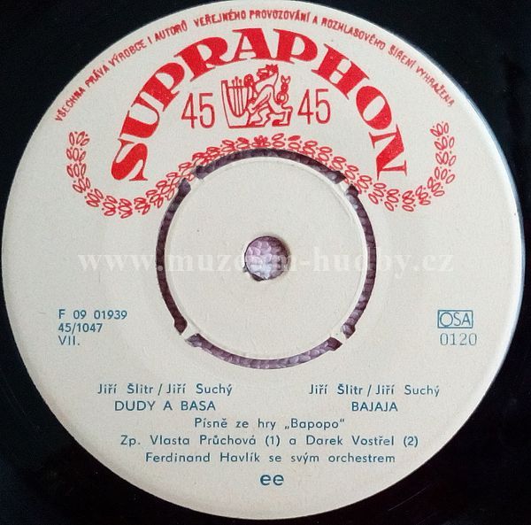 Jiří Suchý, Hana Hegerová, Vlasta Průchová a Darek Vostřel