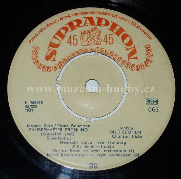 Karel Krautgartner Se Svým Orchestrem / Fred Frohberg