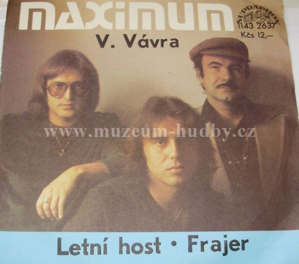 V. Vávra, Maximum