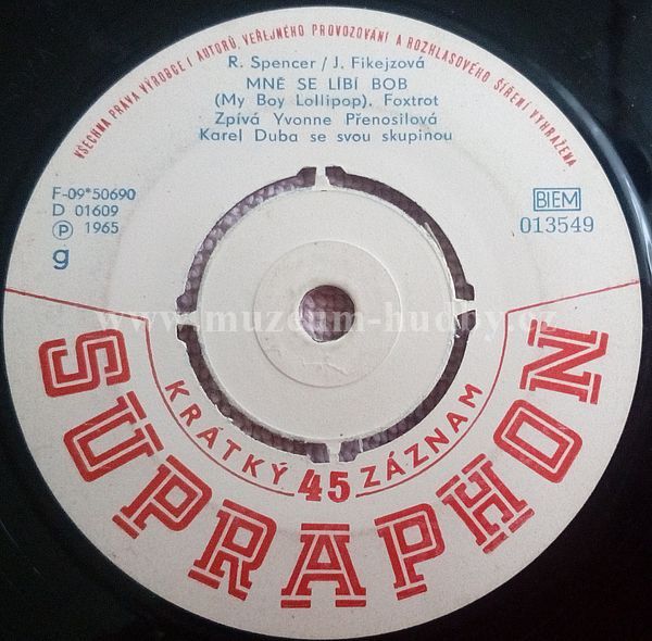 Yvonne Přenosilová, Karel Štědrý