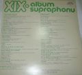 XIX. Album Supraphonu-XIX. Album Supraphonu