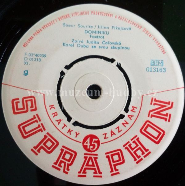 Karel Duba Se Svou Skupinou, Judita Čeřovská