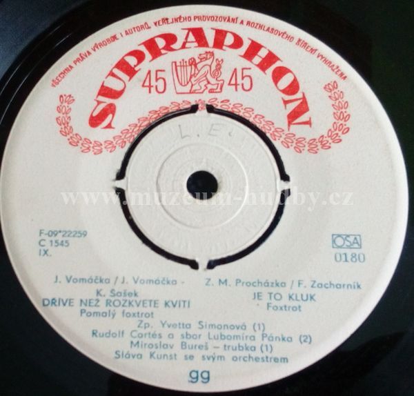 Sláva Kunst Se Svým Orchestrem