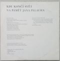Various-Kde Končí Svět (Na Paměť Jana Palacha)