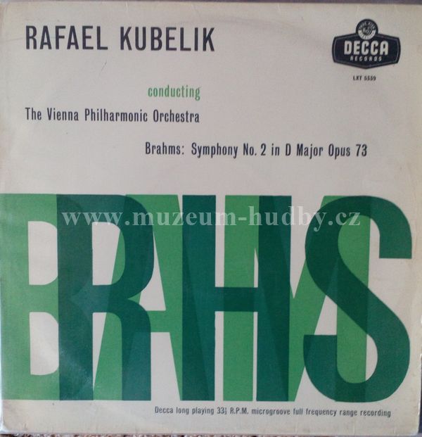 Brahms / Rafael Kubelik, The Vienna Philharmonic Orchestra