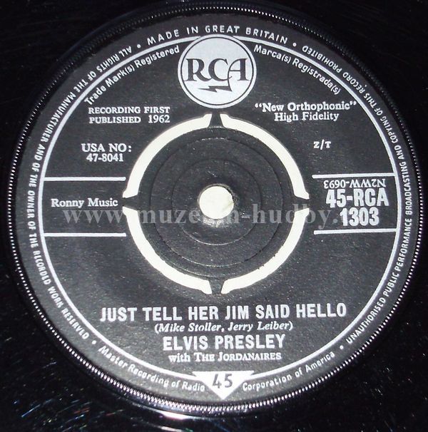 Elvis Presley With The Jordanaires