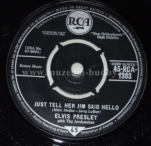 Elvis Presley With The Jordanaires