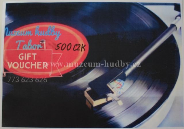 Gift Voucher 500 CZK