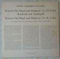 Georg Friedrich Händel-Orgelkonzerte Nr. 13 F-dur Und Nr. 14 A-dur (Kuckuck Und Nachtigall)
