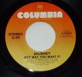 Journey-Any Way You Want It / When You're Alone (It Ain't Easy)