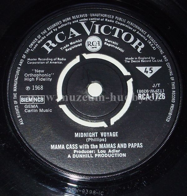 Mama Cass With The Mamas & The Papas