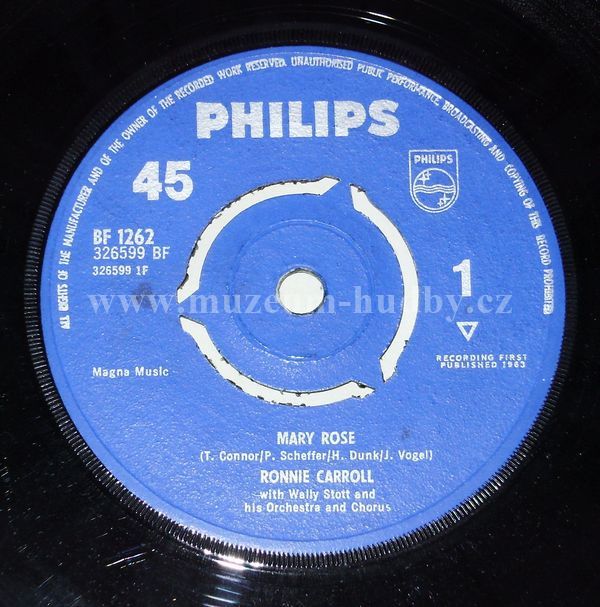 Ronnie Carroll With Wally Stott And His Orchestra And Chorus
